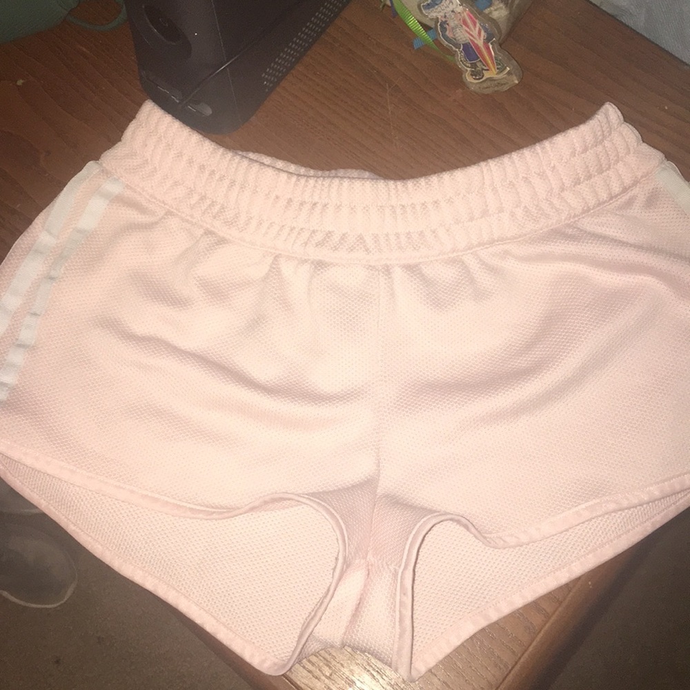 Pink adidas shorts